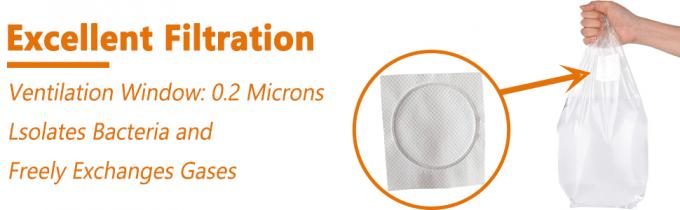 حقيبة نمو النبات القابلة للتعقيم أكياس تفرخ أكياس تفرخ الفطر الزراعية 0.2 ميكرون مرشح التصحيح أكياس الركيزة الفطر 2