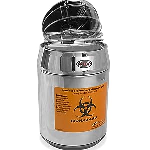 حزمة حزم حقيبة الخطر البيولوجي من الأسلاك الصلبة العلمية ، مغلفة بالايبوكسي ، بحجم قياسي Poxygrid 0