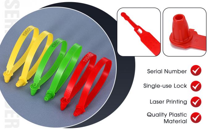 أغطية باب شاحنة بلاستيكية أغطية أمنية معصومة من التلاعب 5