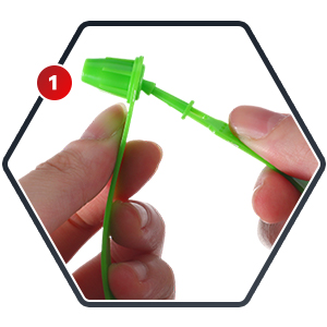 أغطية باب شاحنة بلاستيكية أغطية أمنية معصومة من التلاعب 6