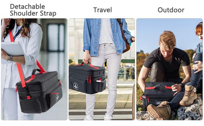 Double Layers Pill Bottle Organizer