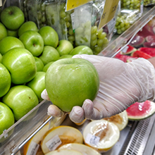 قفازات قابلة للتسميد بنسبة 100%، قفازات القمح والذرة، قفازات إعادة استخدام في خدمة الأغذية، قفازات الطبخ، صديقة للبيئة 5