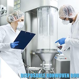 قبعات بوفانت قبعة دش لمرة واحدة فندق مخصص للخدمات المريحة حمام سبا قبعة شعر مقاومة للماء قبعة رأس بيضاء لمرة واحدة 2