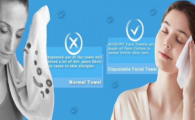 منشفة الوجه المستخدمة مرة واحدة،منشفة ورقية جافة من القطن،منشفة غسل الوجه،منشفة القطن للوجه،منشفة إزالة الماكياج،منشفة سفر جافة 0