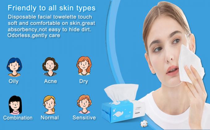 منشفة الوجه المستخدمة مرة واحدة،منشفة ورقية جافة من القطن،منشفة غسل الوجه،منشفة القطن للوجه،منشفة إزالة الماكياج،منشفة سفر جافة 2