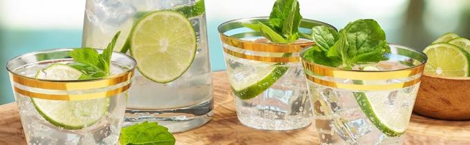 سعر المصنع كؤوس الجودة العالية في كميات كبيرة عصير مشروبات الكؤوس الشرب الكؤوس البلاستيكية القابلة لإعادة الاستخدام 7