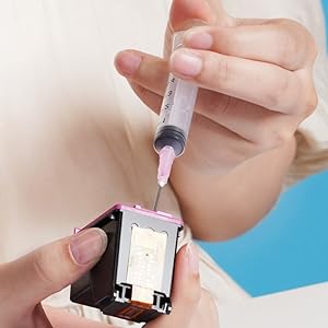 Ink refilling syringe