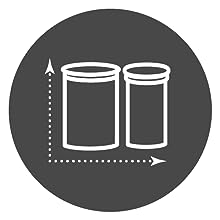 زجاجات حبوب منع الحمل الفارغة مع أغطية - زجاجات 30 درامية محصنة - حاوية الأدوية الموصوفة - للأعشاب ، الحلوى 3