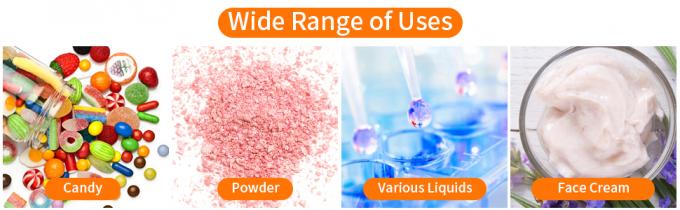 زجاجة حبوب منع الحمل واضحة زجاجة طبية بلاستيكية فارغة زجاجة عامل تجريبي حاويات كيميائية مع أغطية للمسحوق الصلب السائل 3