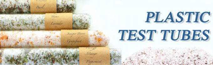 أنابيب اختبار بلاستيكية مع رف والقبعات، 16 × 100mm مع حامل للتجارب العلمية، حبات سائلة 0