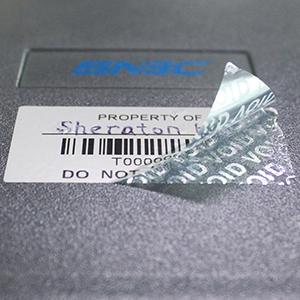 الضمانات الأمنية غير المضادة للتلاعب (أحمر، 1 × 3.35 بوصة، أرقام تسلسلية) 3