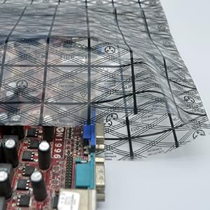 كيس مضاد للستاتيكية مفتوح العلوي، 10 قطعة 12X16in/30x40cm الكبيرة ESD أكياس مضادة للستاتيكية للوحة LCD بطاقة الفيديو اللوحة الأم 2