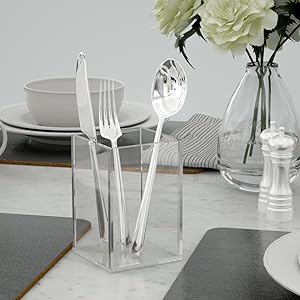 صندوق أكريليك، C؛Ear Box حامل قلم Medical Pack،Clear Desktop Pencil Cup منظوم أدوات الكتابة لمعدات المكتب 4