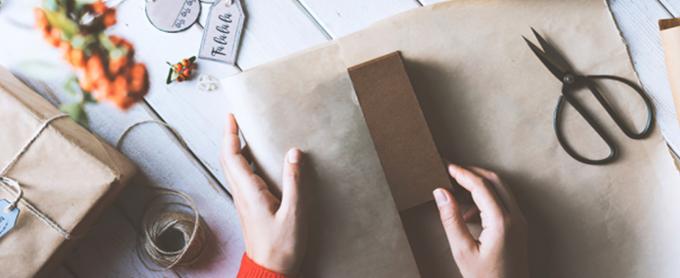 صندوق بريد للأدب من الورق المقوى البني المموج للتعبئة والبريد والبريد التجاري 9