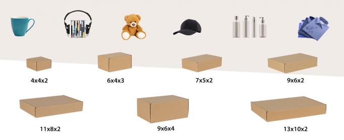 صناديق الشحن مجموعة من 20 صندوقاً من الورق المقوى البني المموج 3