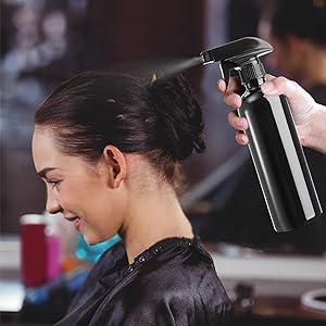 زجاجات رش البلاستيكية الأسود للحلول التنظيفية 16 أونصة (حزمة من 4) ، عبء ثقيل قابلة لإعادة التعبئة قابلة لإعادة الاستخدام رش فارغ 7