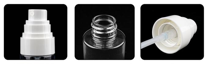 زجاجة رش زجاجات رش بلاستيكية 3.4 أونصة/100 مل 2حزمة مرشح وضع الماكياج TSA المعتمدة تجميل فارغ قابل لإعادة تعبئة 2