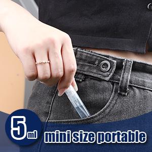 زجاجة رش زجاجات رش بلاستيكية 3.4 أونصة/100 مل 2حزمة مرشح وضع الماكياج TSA المعتمدة تجميل فارغ قابل لإعادة تعبئة 8