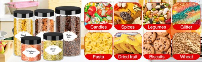 أوعية بلاستيكية مستديرة واضحة ضد التسرب أوعية بلاستيكية مع غطاء للتخزين للسفر، ظلال العين، الأظافر، الطلاء 3