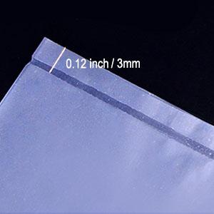 4X6 أكياس لف لف ضئيل 500 حزمة لقطعة الصابون، قنبلة الحمام، هدية صغيرة، صافية الحرارة لف ضئيل / أكياس فيلم PVC ضئيل 6