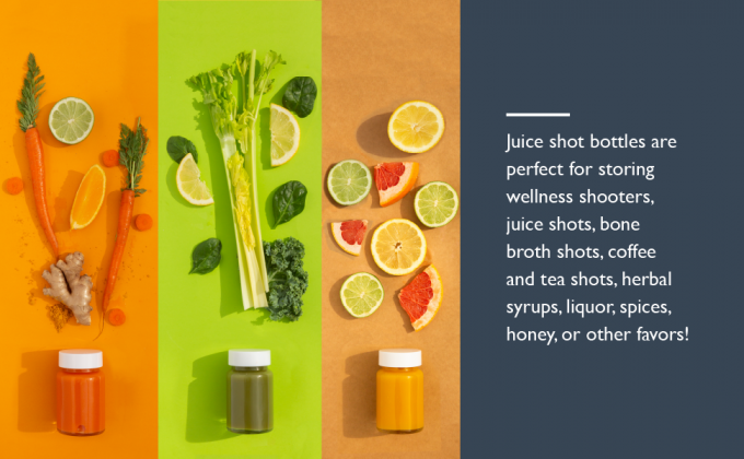 زجاجية عصير شوت زجاجات مع أغطية - 8 حزمة 3.5 أوقية صغيرة واضحة قابلة لإعادة الاستخدام مع أغطية لتخزين العصير المشروبات 9