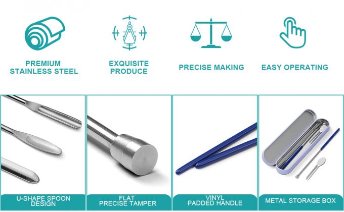 أدوات لملء حبوب منع الحمل الفارغة كبسولات، المنزلية ومستلزمات المختبر - الميكرو ملعقة سباتولا، المختبر كأس ملء الوعاء، مسحوق العشب 4