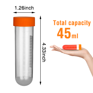 SCIENCE LAB العلوم الابتدائية أنابيب الاختبار الكبيرة مع الوقوف، مجموعة من 10 أنابيب، الأدوات البلاستيكية المختبرية، أنابيب المختبر للاختبار 3