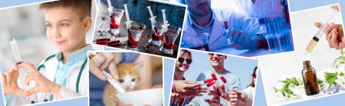 10 مل حقن 100 حزمة حقنة بلاستيكية صغيرة مع غطاء رأس، حقنة قياس، حقنة شفوية مختبرات علمية، التغذية 2