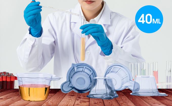 40ml Plastic Disposable Urine Cups Easy to Collect Urine Specimen Cups for Pregnancy Test/Ovulation