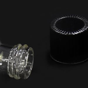 أنابيب الاختبار السيرولوجية من الزجاج البوروسيليكيت مع غطاء البيكليت الأسود المسمار الغطاء السيليكون، Vol.30ml 20x150mm 1