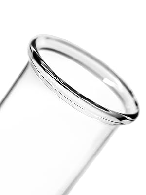 أنابيب الاختبار، 50 مل - بوروسيليكات 3.3 زجاج - 1.2 ملم جدران سميكة، حافة حبة - درجة عالية من الحرارة والمتانة الكيميائية 8