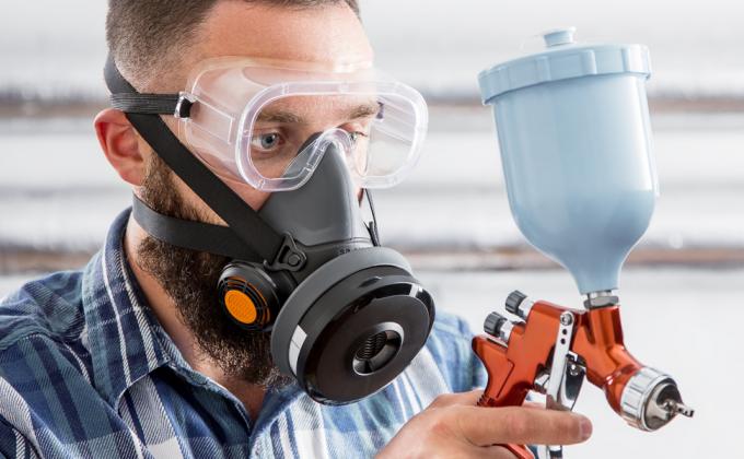 نظارات المختبر الحماية غير المتنفسة مع طبقة مضادة للضباب ، عدسات واضحة مقاومة للخدش ، مناسبة OTG عالمية 2