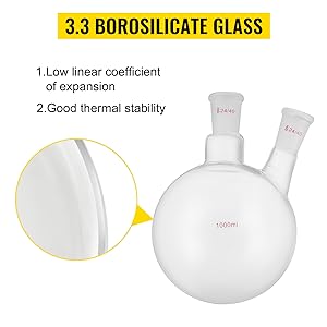 أدوات المختبر الزجاجية 24/40 الكيمياء الزجاجية 32PCS الكيمياء المختبر الزجاجية مجموعة التقطير 3