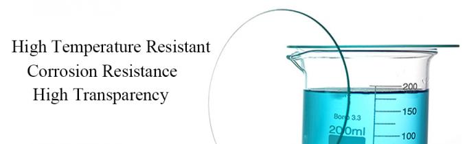 مجموعة غطاء زجاجية للكأس الغطاء المقاوم لدرجات الحرارة العالية أغطية غطاء للمختبر العلمي 0