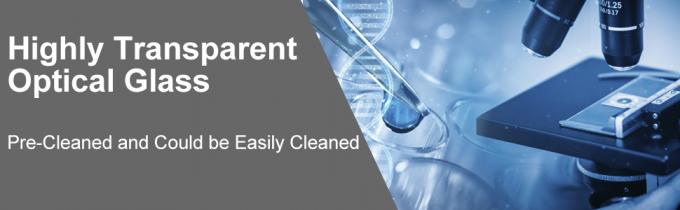 شرائح المجهر والغلافات، شرائح الزجاج الفارغة لمجهر مجموعة - 50 شرائح، 100 غلاف شرائح - للمجهر 1