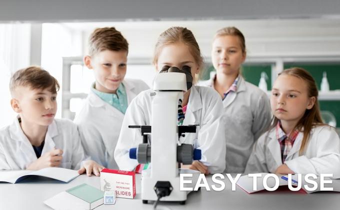 شرائح المجهر والغلافات، شرائح الزجاج الفارغة لمجهر مجموعة - 50 شرائح، 100 غلاف شرائح - للمجهر 3