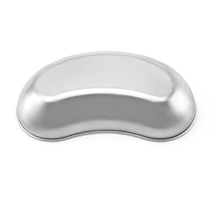 8" سلة الكلى من الفولاذ المقاوم للصدأ، حوض إزالة على شكل كلى، أدوات مختبر الأسنان الصناديق الجراحية، الكلى المعدنية 2