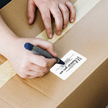 4 "× 2" (102 ملم × 51 ملم) شحن الباركود والملصقات متعددة الأغراض، اللاصق المتميز وطابعة الملصقات المنفثة 2