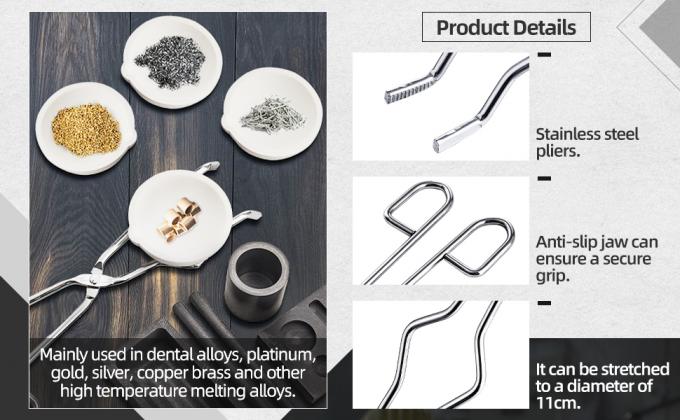 مجموعة صب مصباح الجرافيت الذوبان، بما في ذلك 2 غرافيت صبغة خلط الصبيان، غرافيت صب القالب 5 في 1 الجرافيت 2