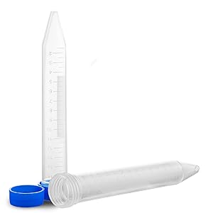 النحاس الحمراء المعقمة 1.5ml أجهزة الطرد المركزي المجهرية أنابيب الطرد المركزي المجهرية أنابيب فالكون القمعية أنابيب الطرد المركزي 15mL، 100Pcs معقمة 4