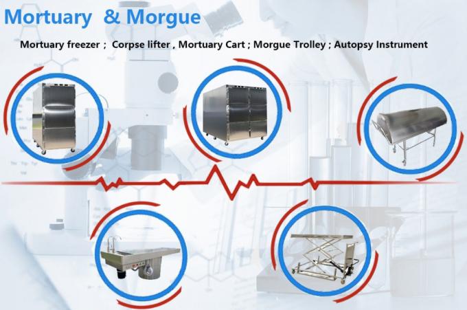 304 الفولاذ المقاوم للصدأ نقل المختبر الوظيفي والجنازة 0