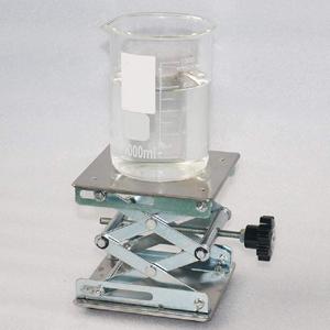 طاولة رفع الفولاذ المقاوم للصدأ التحكم اليدوي المختبر استخدام طاولة رفع جاك مكتب مصعد مختبر مقص 3