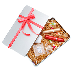 8.5 بواسطة 5.3 بواسطة 1.9 بوصة فضية مستطيلة فارغة صناديق القصدير حاويات، هدية، مجوهرات وتخزين علبة القصدير، منظمة المنزل 4