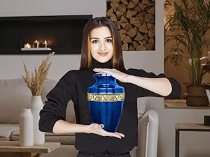 التذكارات حفرة الرماد البشري - الحفرة الزخرفية، حفرة الرماد البشري الإناث والرجال، حفرة الرماد البالغين 4