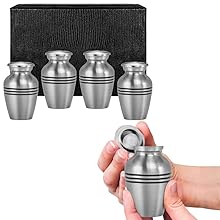 حفرة رماد الإنسان الإناث والرجال، حفرة رماد الإناث البالغات، حفرة الدفن - Pewter، 4 ذكريات صغيرة 1