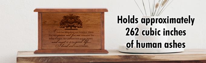 حفرة خشبية للرماد البشري، حفرة خشبية حفرة احترافية للرماد البشري البالغين الدفن حفرة جنازة 4