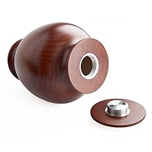 حفرة خشبية أنيقة لرماد البشر رجل / امرأة بالغ ، للبالغين حتى 200 باوند ، حفرة حرق الدفن للجنازة 1