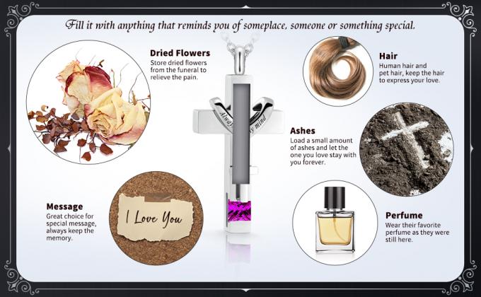 قلادة من أجل الرماد تذكار حرق قلب الصليب المجوهرات المكعبة للرماد القلادة القديمة القلادة التذكارية 4