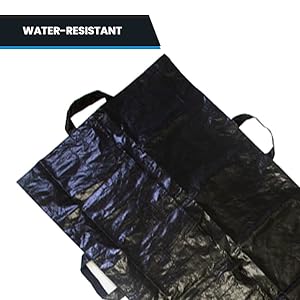 كيس الجسم المقعد المزيج مع 8 مقبضات جانبية و زيب الوسط، أكياس مقاومة للماء للخيام في الهواء الطلق المشي 3