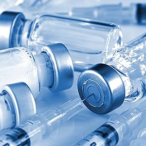 5 مل أقراص زجاجية معقمة، 10 علبة القرص الفارغ مع منفذ الحقن الذاتي مع غطاء فوقي مقلب، علبة معقمة 3